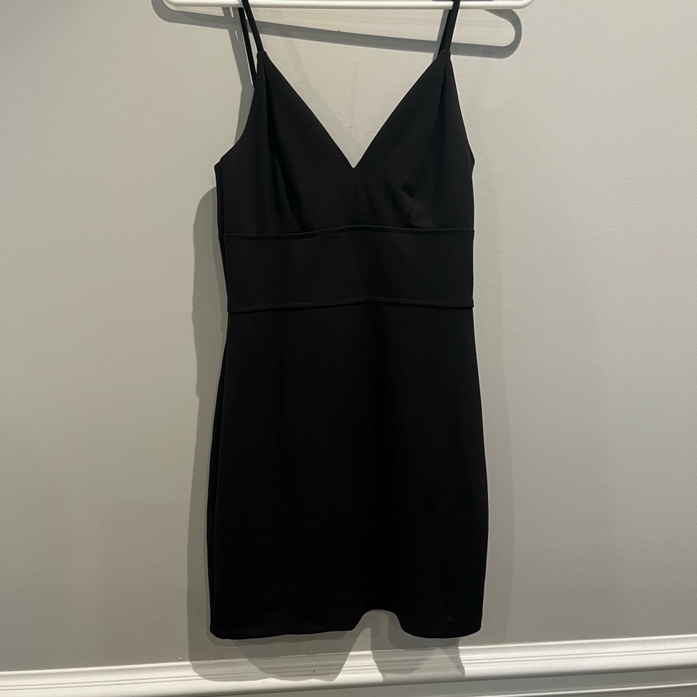 Express black mini dress